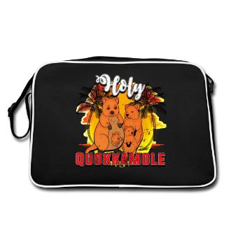 quokka - Sac Retro - noir/blanc - Dos