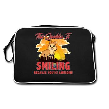quokka - Sac Retro - noir/blanc - Dos