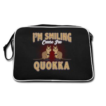quokka - Sac Retro - noir/blanc - Dos