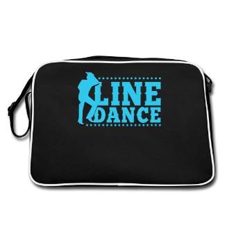 Linedance, Line dance Linedancer - Sac Retro - noir/blanc - Dos