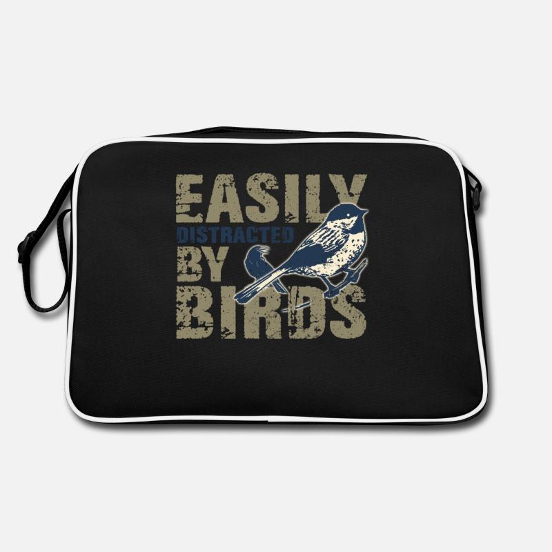 Bird Watching, Bird Watching Gift Retro Bag