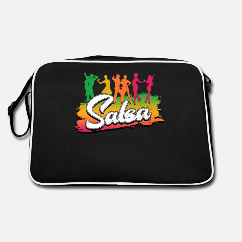 Salsa - Retro Tasche - Schwarz/Weiß