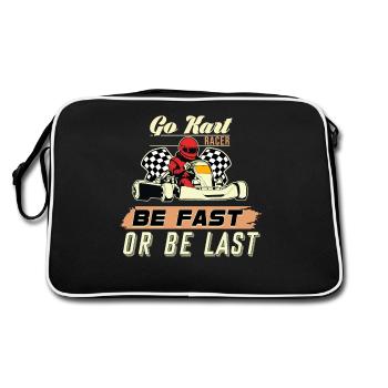 Go Kart - Sac Retro - noir/blanc - Dos
