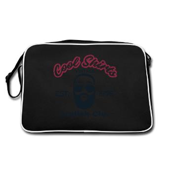hipster - Retro Bag - black/white - Back