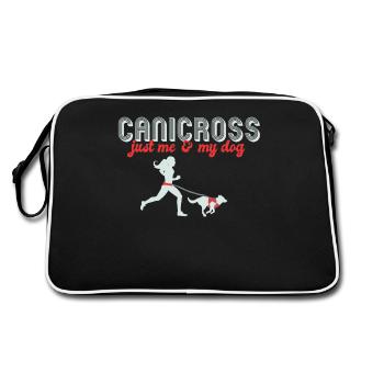 Sports canins, canicross - Sac Retro - noir/blanc - Dos
