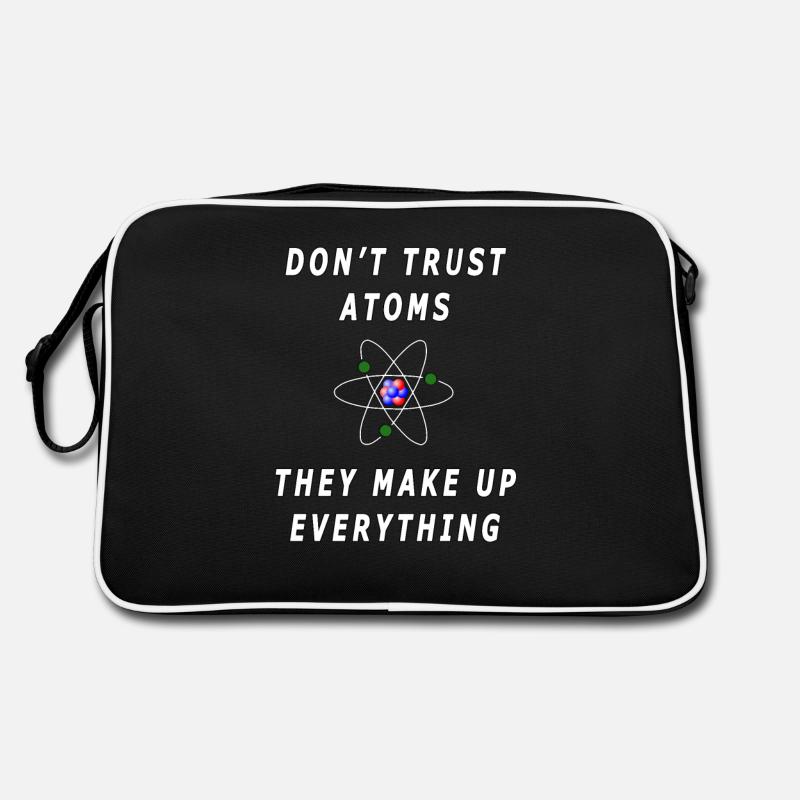 Don't Trust Atoms, They Make Everything Up Retro Bag