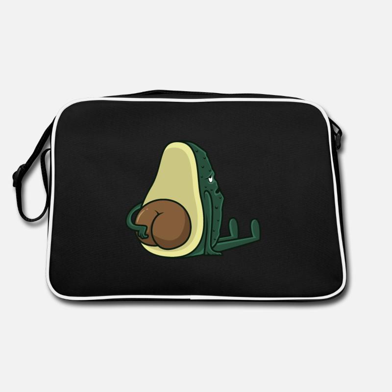 Avocado Butt Funny Avocado Lover Gift Retro Bag