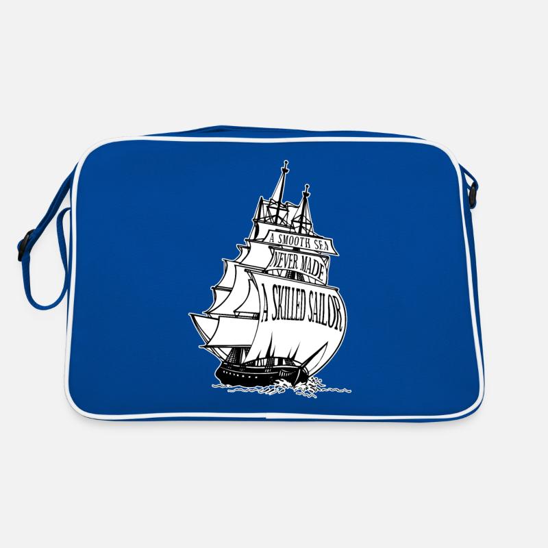 Sturm Kapitän Ship Matrose oder Kapitän Geschenk Retro Tasche