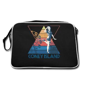 Coney Island 1951 - Retro Bag - black/white - Back