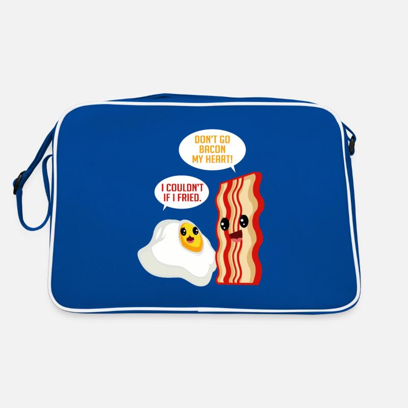 Love Bacon Egg Fried Bacon Lover Gift Retro Bag
