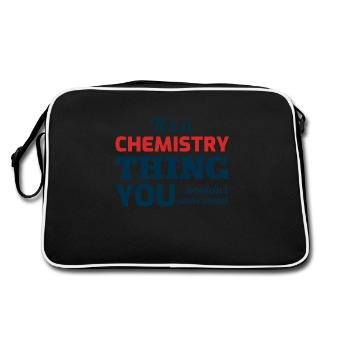 Amoureux de la chimie - Sac Retro - noir/blanc - Dos