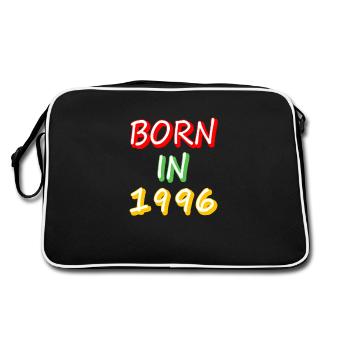 Né en 1996 - Sac Retro - noir/blanc - Dos