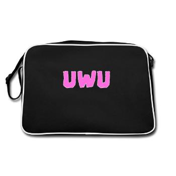 uwu Charmant furry propriétaire cadeau - Sac Retro - noir/blanc - Dos