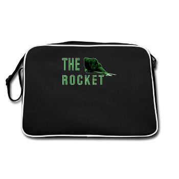 The Rocket - Retro Bag - black/white - Back