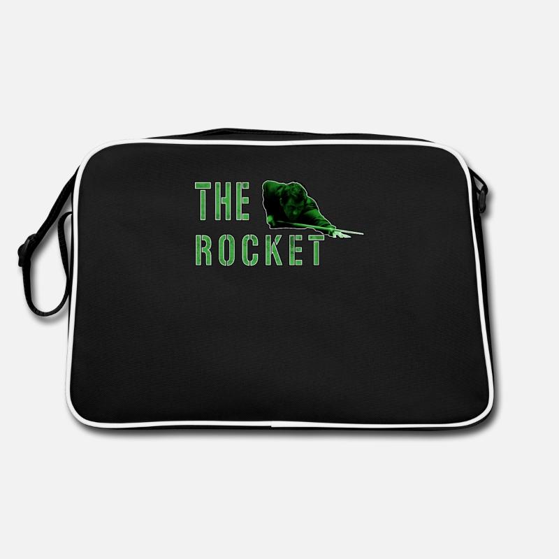 Die Rakete - Retro Tasche - Schwarz/Weiß