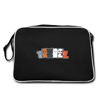 Embrace Diversity in a Relationship Gift - Retro Bag - black/white - Back