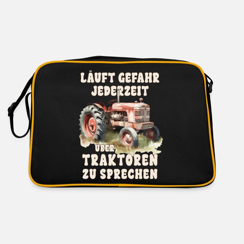 Traktor Geschenk Landwirt Alte Traktoren Schlepper Retro Tasche