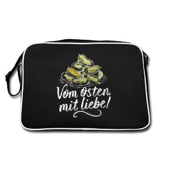 De l’Est avec amour Concombres de Spreewald - Sac Retro - noir/blanc - Dos