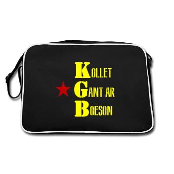Brittany - KGBZH - Retro Bag - black/white - Back