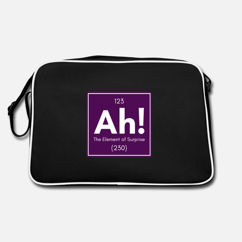Nerd Geek Freak Science Periodic Table Ah! Retro Bag