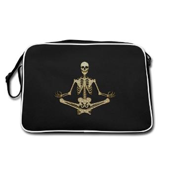 Squelette - Sac Retro - noir/blanc - Dos