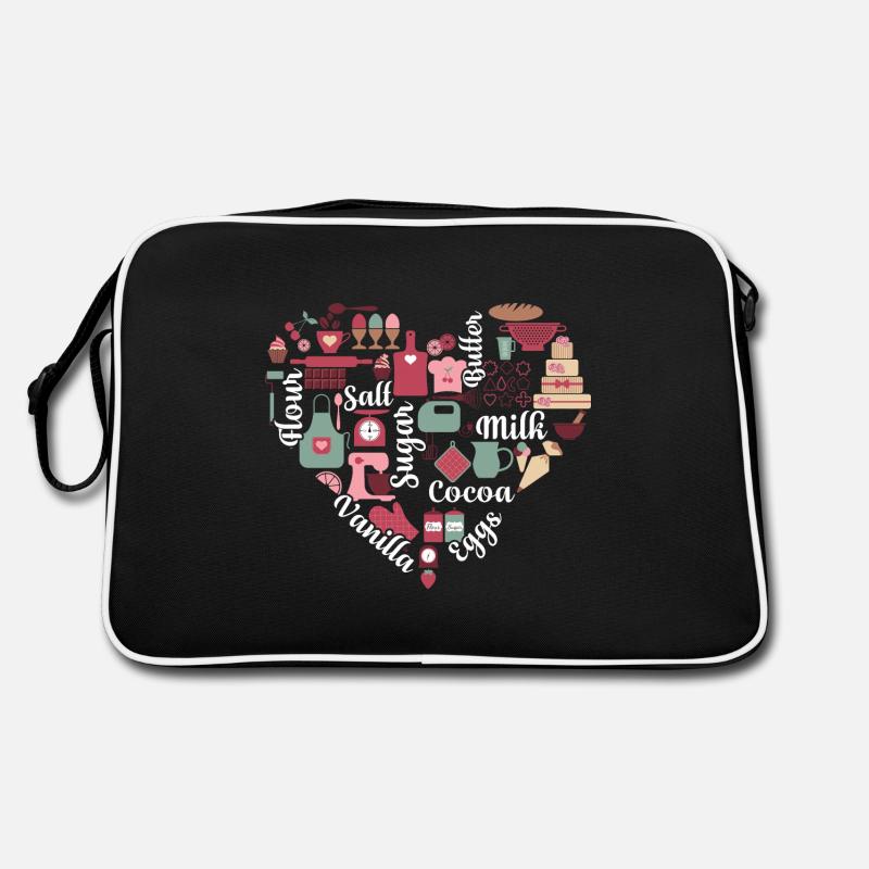 Baker With Full Heart Retro Bag