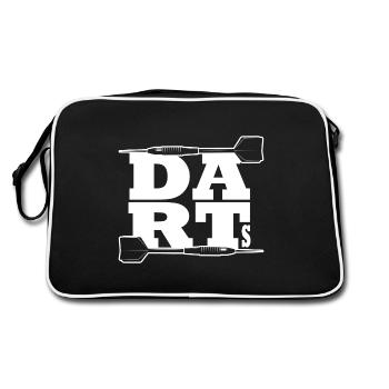 Dart Dart Darter Dartboard - Retro Bag - black/white - Back