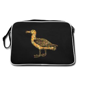 Albatross Geometric - Retro Bag - black/white - Back