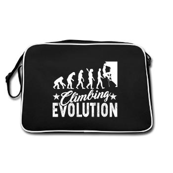 Climbing Evolution - Retro Bag - black/white - Back