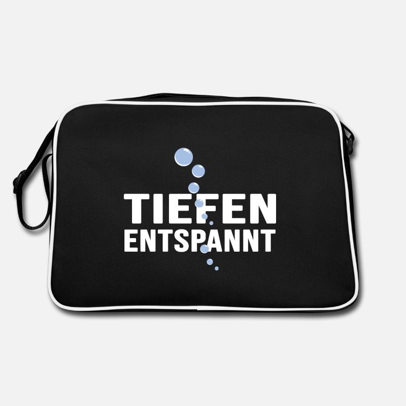 Les plongeurs plongent profondément détendus école de plongée apnée Sac Retro