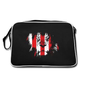 León, Fußballfans aus Bilbao - Retro Tasche - Schwarz/Weiß - Hinten