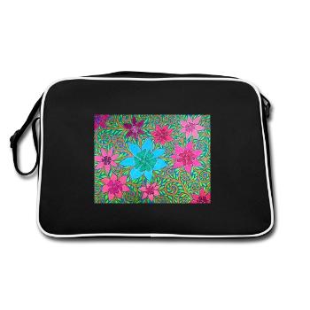 MANITI HANA LEI - Retro Bag - black/white - Back