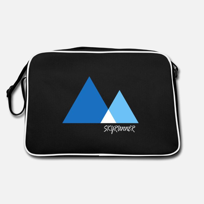 skyrunner mountainrun - Retro Tasche - Schwarz/Weiß