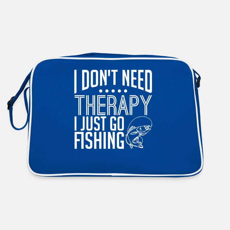 Fischen Retro Tasche