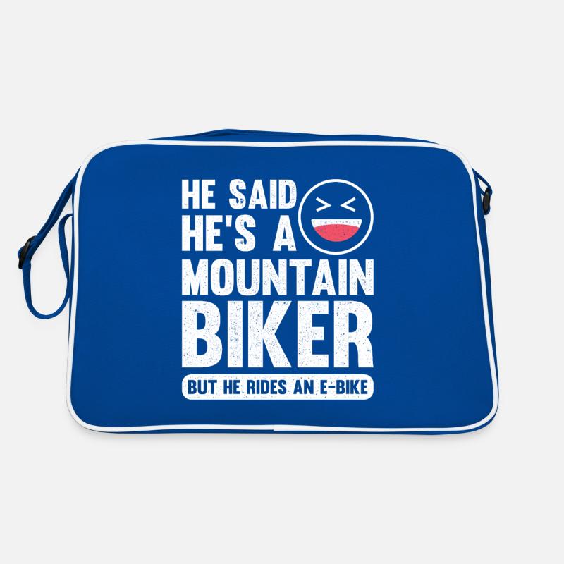 Sarcastic Electric Bike - Devis design pour vélo électrique Sac Retro