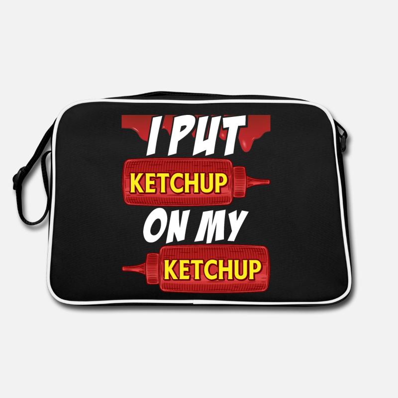 Je mets du ketchup sur mon ketchup Sac Retro