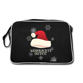 Drôle de sort de noël tenue de Noël - Sac Retro - noir/blanc - Dos