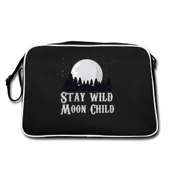 Reste enfant lune sauvage - Sac Retro - noir/blanc - Dos
