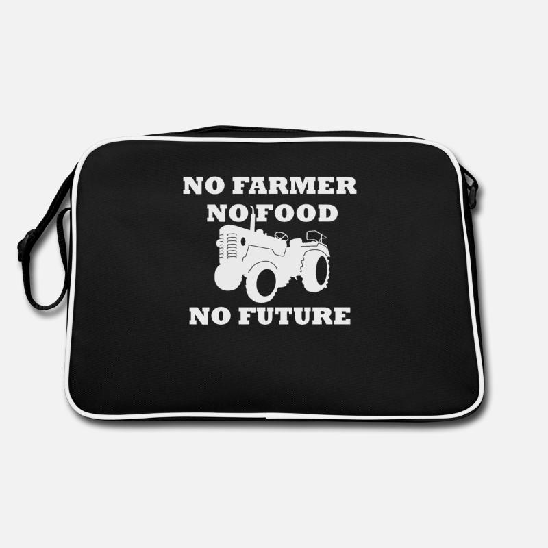 Pas d'agriculteur, pas de nourriture, pas de future démonstration agricole Sac Retro