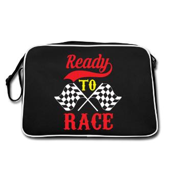 AUTO SHIRT READY TO RACE Gift - Retro Bag - black/white - Back