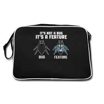 Chemise informatique drôle pour l'informatique et les techniciens - Sac Retro - noir/blanc - Dos