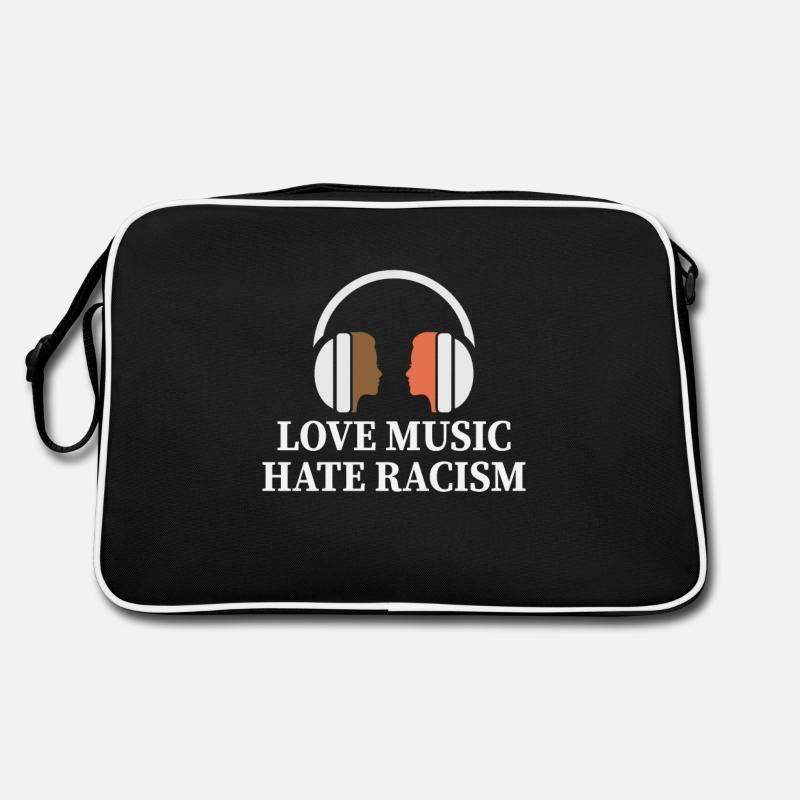 Kein Rassismus Retro Tasche