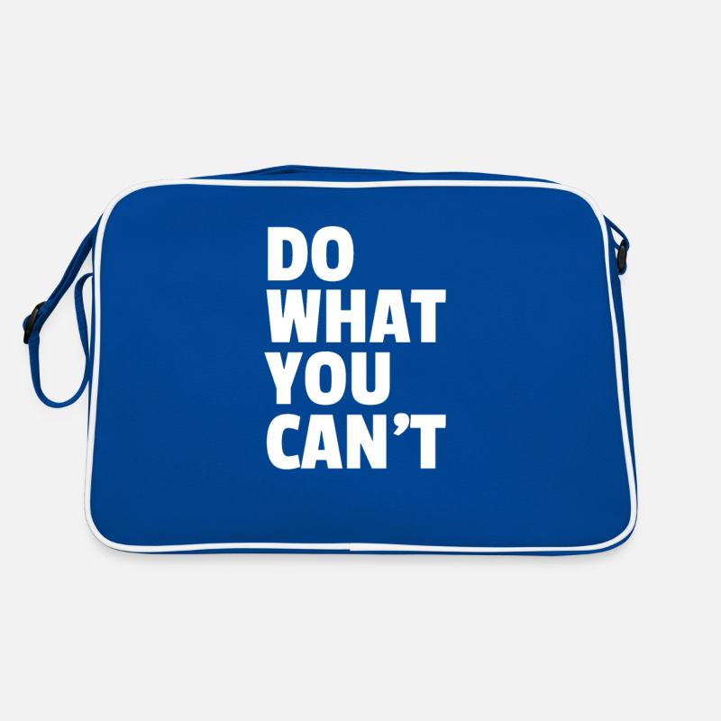 Faites ce que vous ne pouvez pas Sac Retro