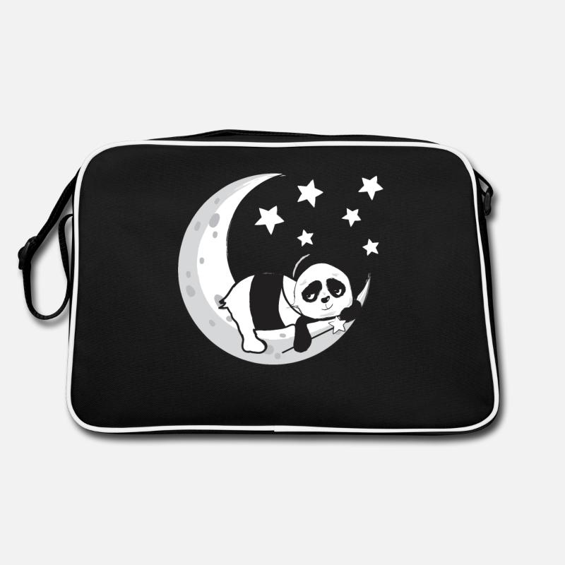 PANDA Müde Schlafen Retro Tasche