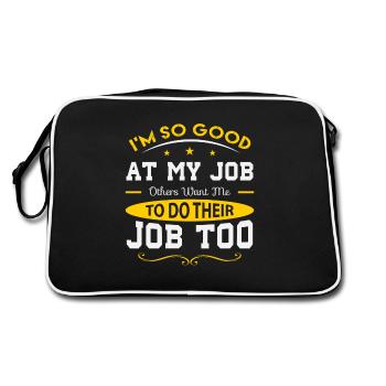 emploi - Sac Retro - noir/blanc - Dos
