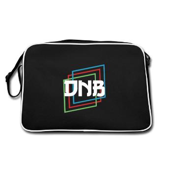 Batterie et basse DNB Rave Festival Raver - Sac Retro - noir/blanc - Dos