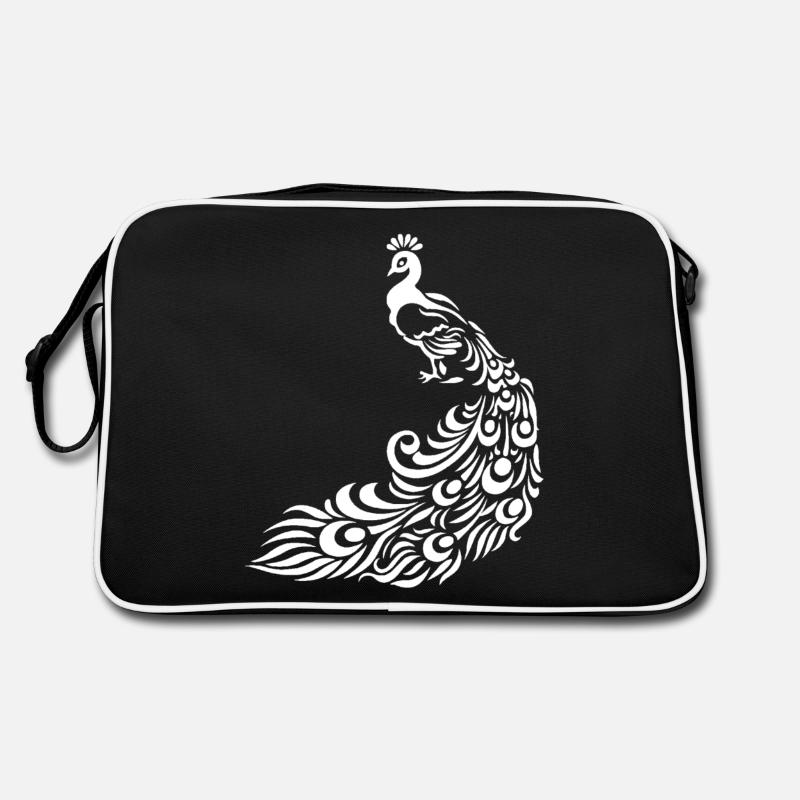 Paon - Sac Retro - noir/blanc