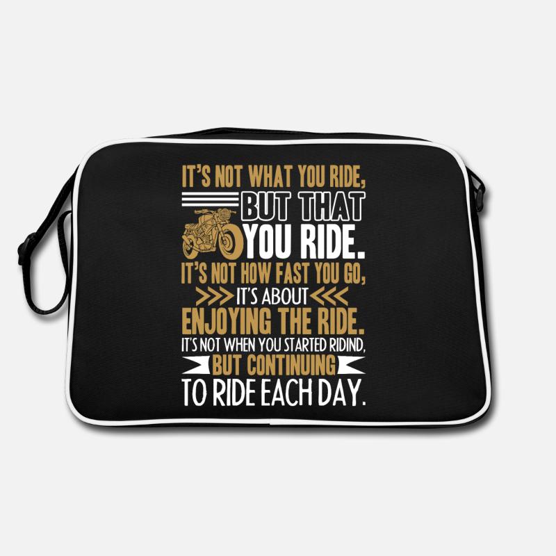 Motorcycle Funny Motorcycle Retro Bag
