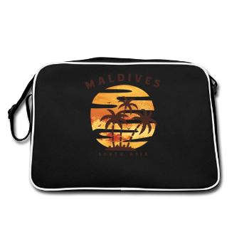Maldives - Sac Retro - noir/blanc - Dos