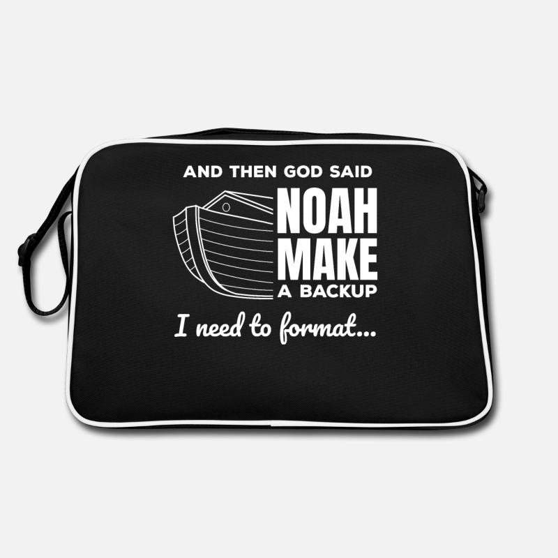 Christian Programmer Data Science Coder Jesus Retro Tasche